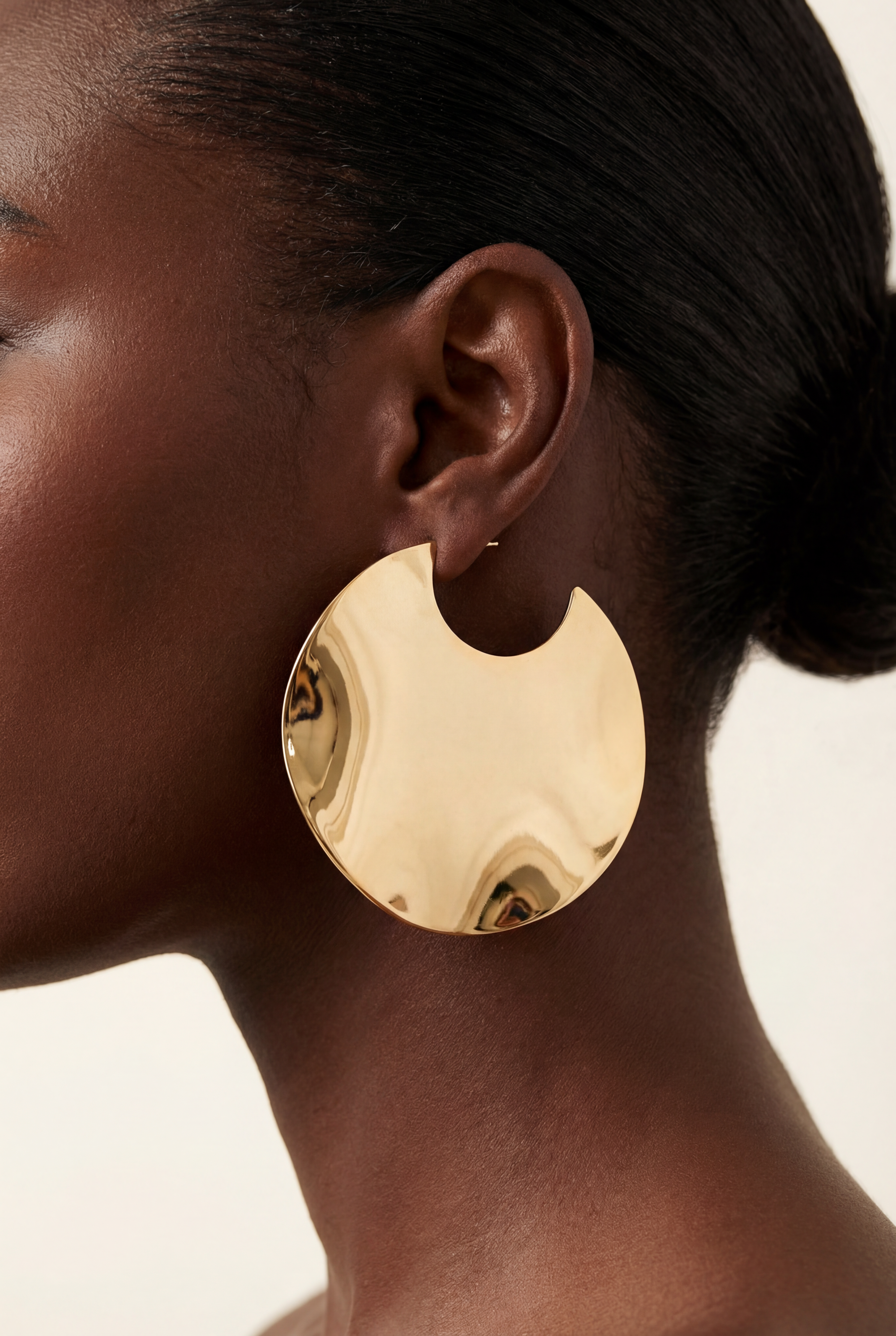 Oversized Disc Hoops — 4